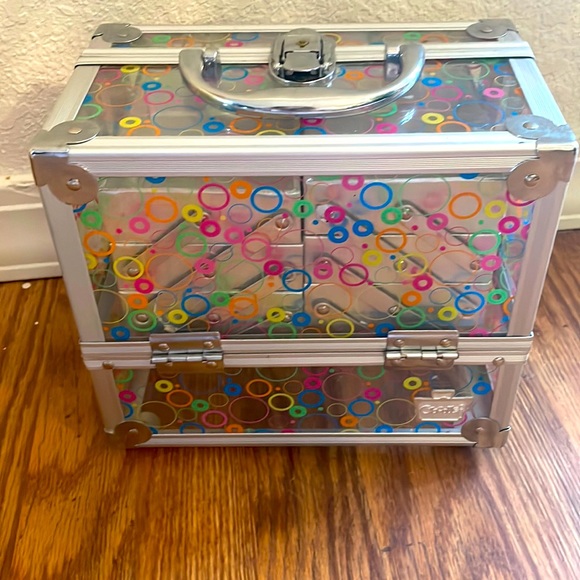Caboodles Bath Caboodles Clear Train Case Makeup Jewelry Case